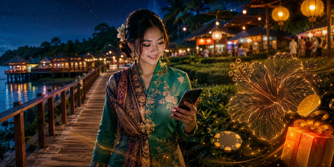 Bermain blackjack melalui telefon pintar semasa Hari Raya di Sabah